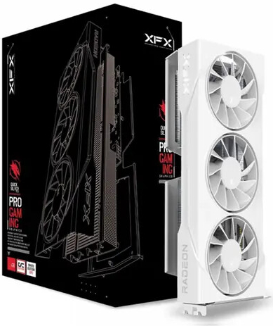 XFX Radeon RX 9060 XT Swift White OC Triple Fan 16GB GDDR6 RX-96TS316W7