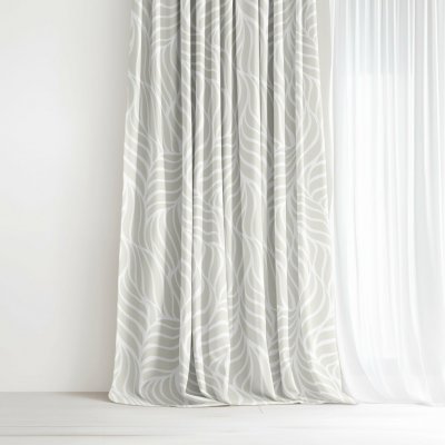 Goldea dekorační závěs luca - béžové linie 200x150 cm – Hledejceny.cz