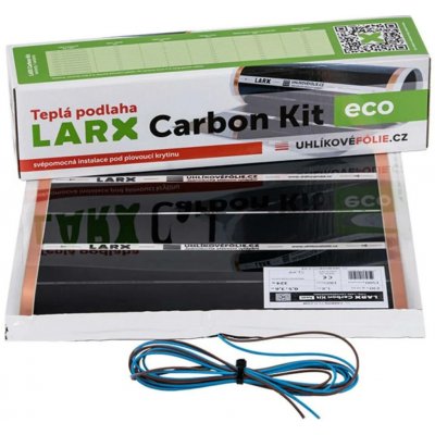 LARX Fólie topná Carbon Kit eco, podlahová, 130 W, 2,6 m, šířka 0,5 m – Zboží Živě