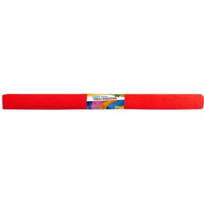 Krepový papír, 50 × 200 cm, červený – Zboží Dáma