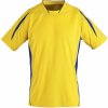 Dětské tričko Sols dětské funkční triko Maracana kids SSL 01639943 Lemon / Royal blue