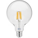 GTV VINTAGE LED žárovka G125 E27 8W 3000K LD-G125FL8-30 – Zboží Živě