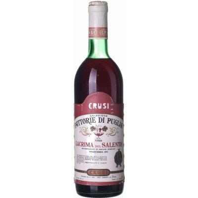 Crusi Lacrima del Salento suché červené 1973 0,75 l (holá láhev) – Hledejceny.cz