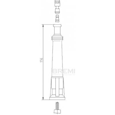 Zástrčka, zapalovací svíčka BREMI 13213/5 – Hledejceny.cz