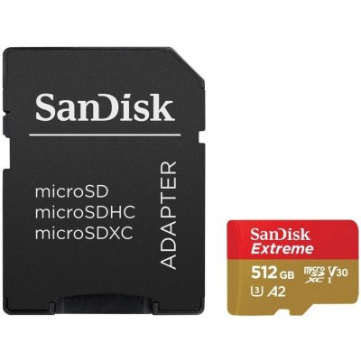 Sandisk Extreme microSDXC 512GB SDSQXAV-512G-GN6MA – Zboží Živě