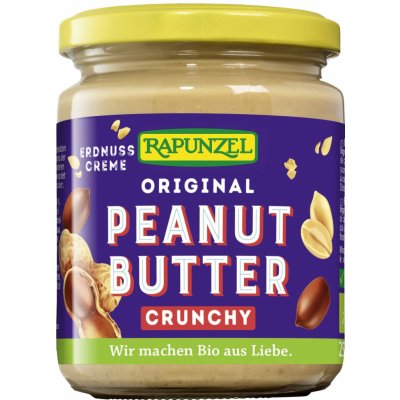 Rapunzel Bio Arašídové máslo křupavé 250 g – Zboží Dáma