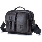 Bullcaptain pánská kožená taška Odoric černá DJB036s3 – Zboží Dáma