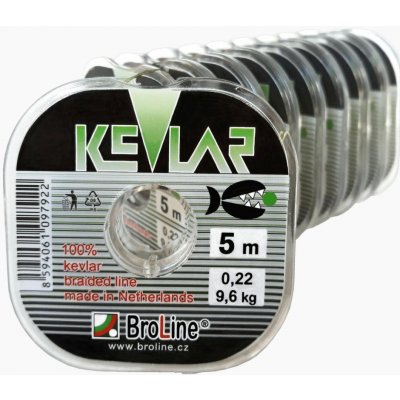 Broline šňůra Kevlar 5m 0,22mm 9,6kg – Zboží Mobilmania
