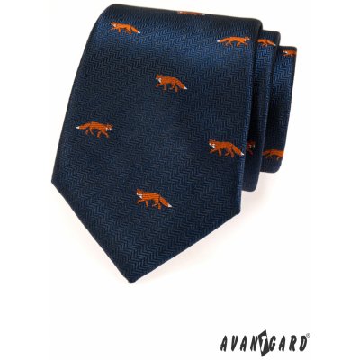 Avantgard kravata Lux modrá liška 561 62157 – Zboží Mobilmania