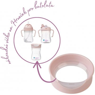 B.box náhradní víčko na hrneček pro batolata růžové – Hledejceny.cz