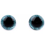 Glitrové bezpečnostní oči Ø10mm (Pár) Barva: Mořský tyrkys – Zboží Dáma