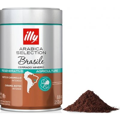 Illy Brasile Cerrado Mineiro mletá káva 250 g – Hledejceny.cz