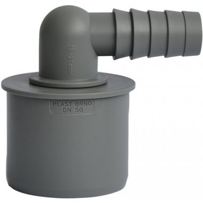 Plast Brno Hadicová koncovka HT DN50 rohová, polypropylen, DN50 UZ50R00 – Zboží Mobilmania