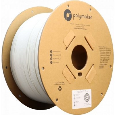 Polymaker PolyTerra PLA Cotton White 1,75mm 3kg – Zboží Živě