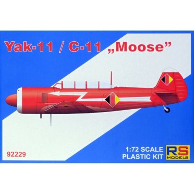 RS models Yak-11:C-11 'Moose' 3x DDR,Austria,Romania Jak-11 92229 1:72