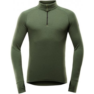 Devold pánský rolák se zipem Expedition Merino 235 Zip Neck forest – Zboží Mobilmania