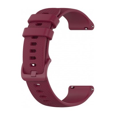 BStrap Silicone Land řemínek na Garmin Vivoactive 4s, vine red SGA008C06 – Zboží Mobilmania