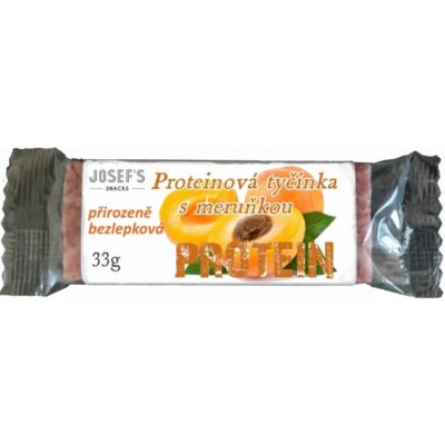 Josef's snacks Ovocná tyčinka proteinová 33 g – Zboží Dáma