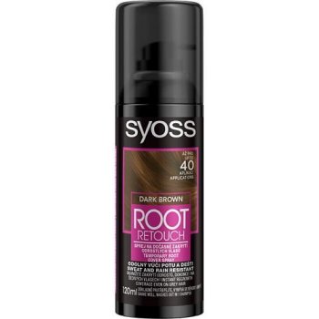 Syoss Root Retoucher tmavě hnědý sprej na odrosty 120 ml