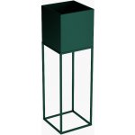 YLD Stojan na květiny kovový 20 x 20 x 67 cm zelená – Zboží Dáma