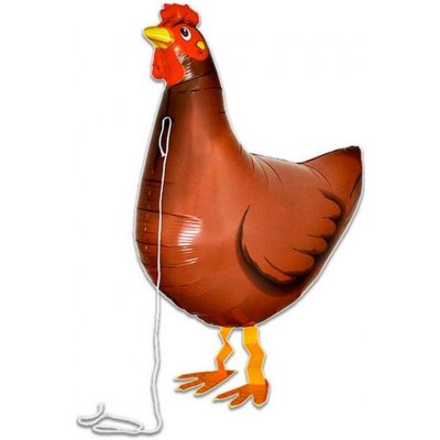 GRABO fóliový balónek CHODÍCÍ SLEPICE 22" 55cm nafukovací – Zbozi.Blesk.cz