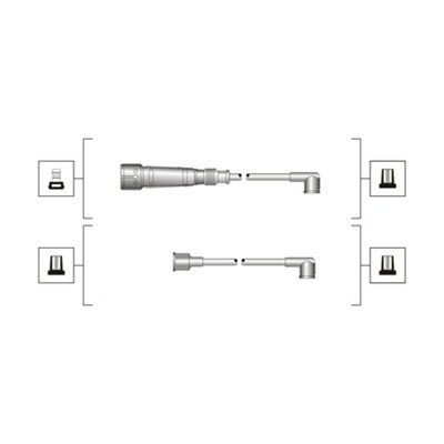 Sada kabelů pro zapalování MAGNETI MARELLI 941319170003 – Hledejceny.cz
