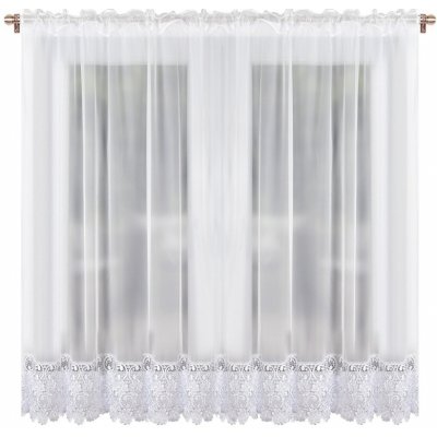 BytoTex Hotová voálová záclona Monika s krajkou II 400x175 cm – Hledejceny.cz