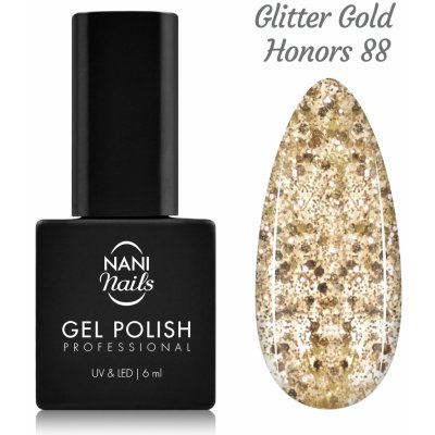 NANI gel lak Glitter Gold Honors 6 ml – Zboží Mobilmania