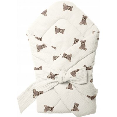 Ankras Zavinovačka hnědá mušelínová se suchým zipem – Zboží Mobilmania