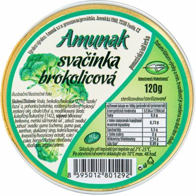 Amunak Brokolicová Svačinka 120 g – Zboží Dáma