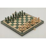 Královské zelené šachy/ Dřevěné šachy/ Tradiční šachy/ výrobce Szachy Žurek – Zboží Dáma