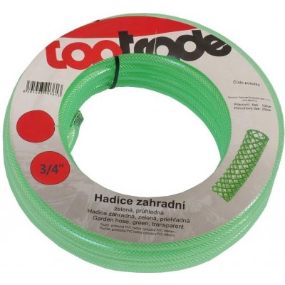 TOPTRADE zelená průhledná 3/4" 10 m – Sleviste.cz