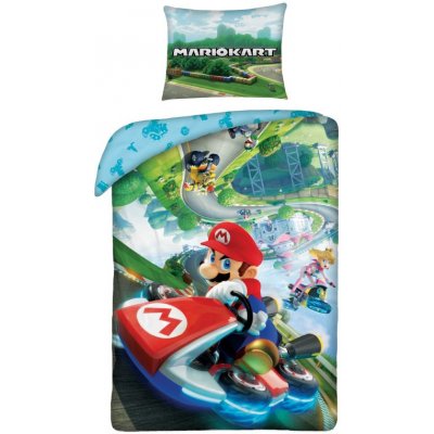 Vesna Povlečení bavlna Super Mario Kart 140x200