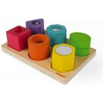 Janod smyslové vkládací puzzle tvary a zvuky – Hledejceny.cz