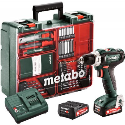 METABO PowerMaxx BS 12 Set + 2x2Ah – Zboží Mobilmania