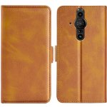 VSECHNONAMOBIL 48874 SIDE Peněženkové pouzdro pro Sony Xperia Pro -I světle hnědé – Sleviste.cz