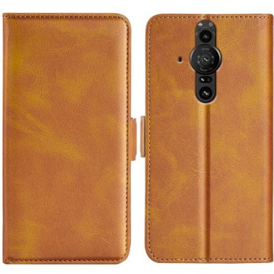 VSECHNONAMOBIL 48874 SIDE Peněženkové pouzdro pro Sony Xperia Pro -I světle hnědé – Sleviste.cz