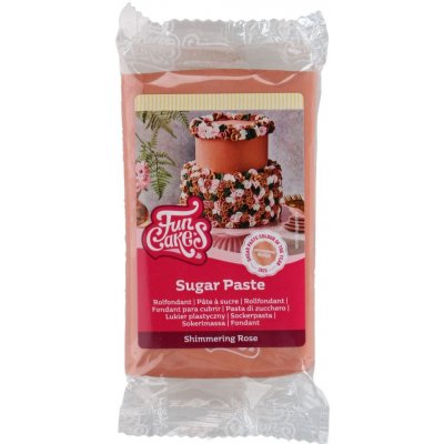 Funcakes Cukrová pasta Třpytivá růže 250 g – Hledejceny.cz