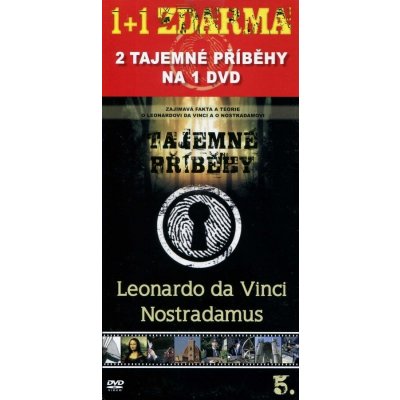 Tajemné příběhy - Leonardo da Vinci, Nostradamus DVD – Zboží Mobilmania