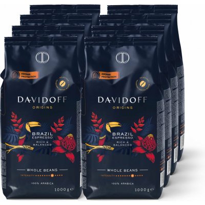 Tchibo Davidoff Café Origins Brazil zrnková 8 x 1 kg – Hledejceny.cz