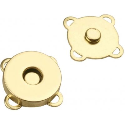 Pro Háčkování Magnetické zapínání 18 mm zlaté – Zboží Mobilmania