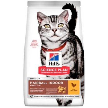 Hill's Feline Adult Hairball for Indoor cats Chicken 3 kg