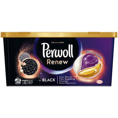 Perwoll Renew & Care Caps Black kapsle 38 PD – Hledejceny.cz