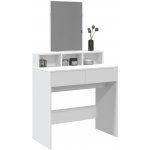 vidaXL toaletní stolek se zrcadlem 80 x 41 x 144,5 cm 11461.848171 bílý – Zboží Mobilmania