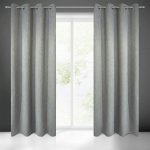 EUROFIRANY ZATEMŇOVACÍ ZÁVĚS NA KROUŽCÍCH ROSSIE 135X250 CM ŠEDÁ – Hledejceny.cz