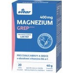Vitar Magnézium 400 mg + B6 + vitamin C grep 20 sáčků – Hledejceny.cz
