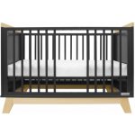 New Baby MARCUS 120x60 cm grafit/přírodní – Sleviste.cz