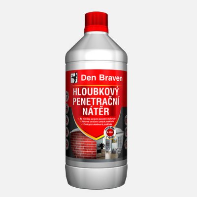 Den Braven Hloubkový penetrační nátěr, láhev 1 litr