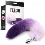 Fetish Addict Butt Plug Fox Tail Size S Purple/White – Zboží Mobilmania