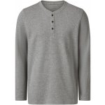 esmara Men pánské triko s dlouhými rukávy šedá – Zboží Dáma